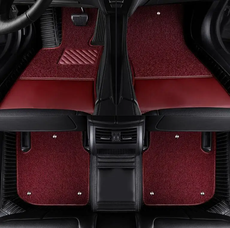 Good quality! Custom car floor mats for Mercedes Benz EQS 450 SUV 5 seats 2025-2023 double layers carpets for EQS450 2024