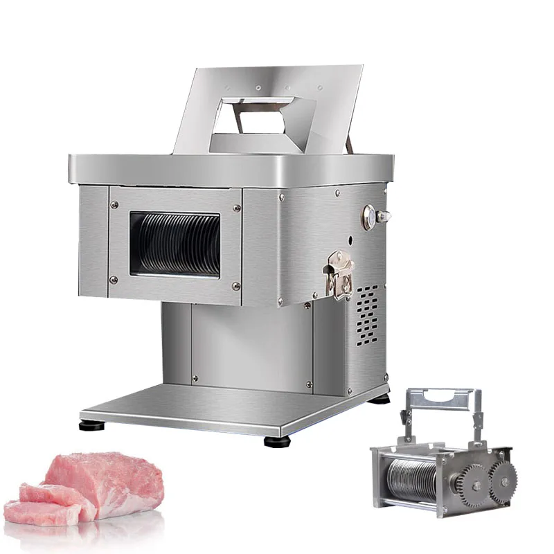 

High-quality Meat Slicer Electric Meat Cutter Machine 1100W Full Stainless Steel Meat Grinder Restaurant Meat Processing