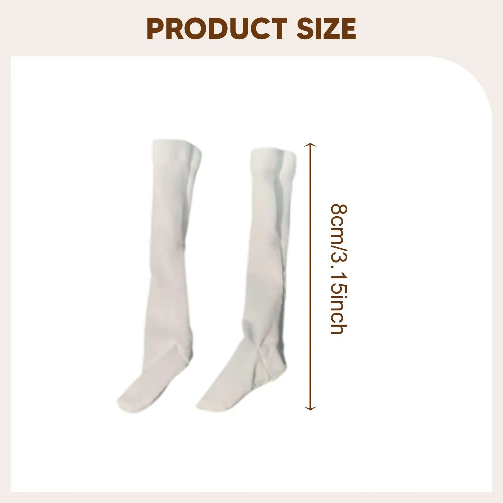 1/6 escala tubo meias elegantes moda bonecas vestir-se acessório bezerro meias polainas para figuras femininas de 12 polegadas traje acessório