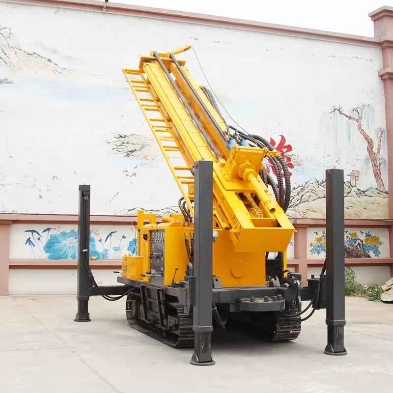 65kw Crawler Homemade Shallow 200m 200 Meter Water Well Drilling Rig Machine Hydraulic Water Well Drill