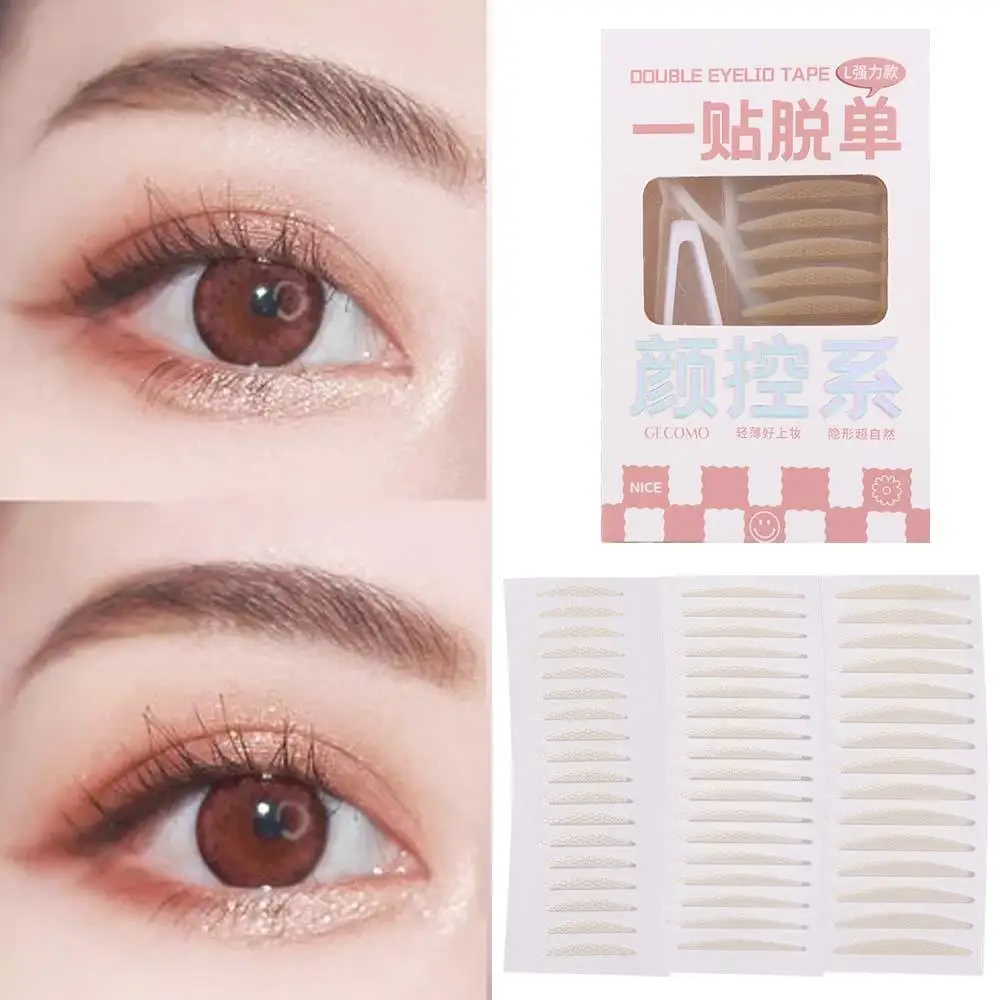 Big Eye Eye Lift Strips Mesh Type Invisible Eye Stickers Self-adhesive Fiber Invisible Double Eyelid Tape Lace Eyelid Stickers