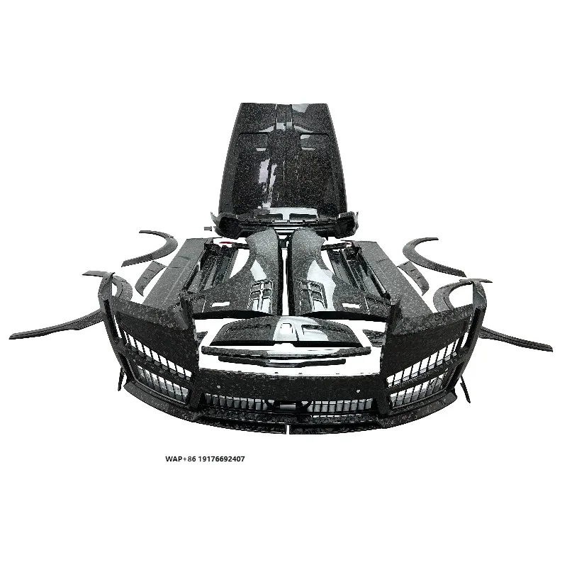 Mansori Style Full Forged Carbon Fiber Body Kit for Rolls Royce Cullinan 2025 Style Hood Fender Side Skirt Diffuser Spoiler