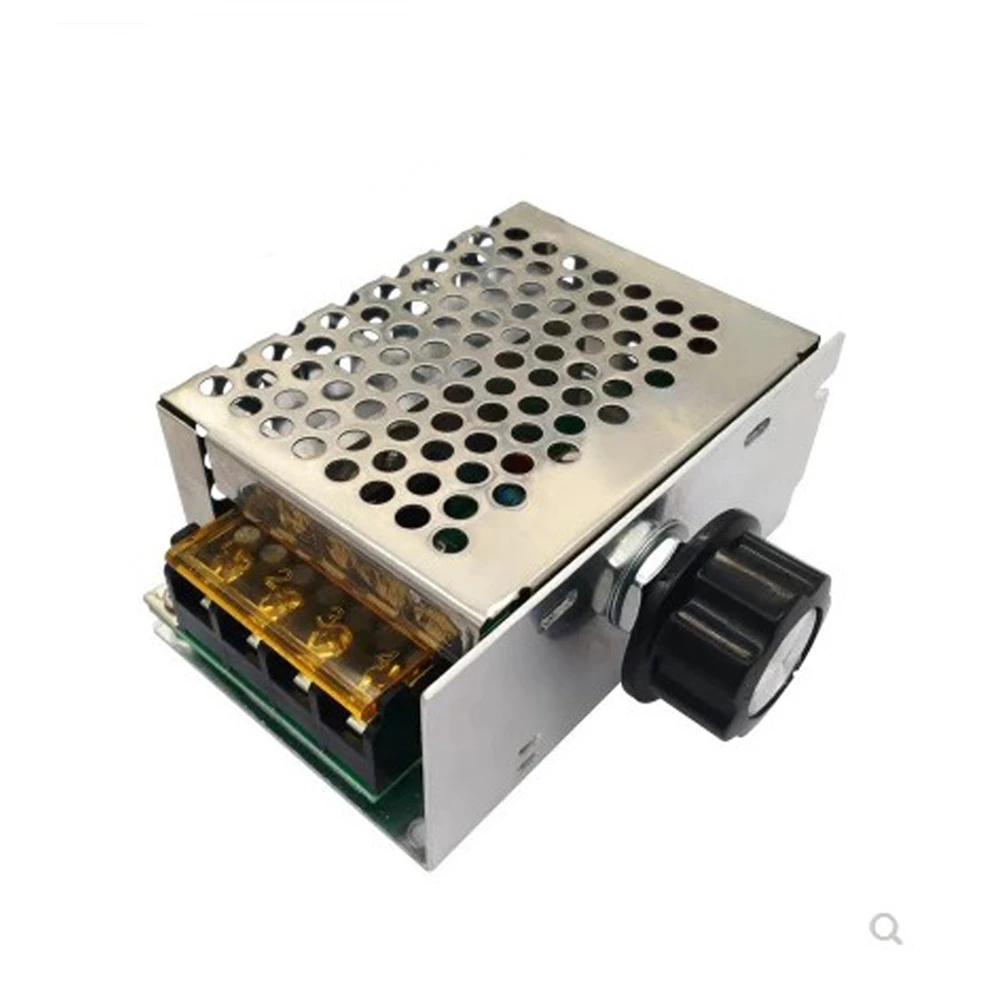 AC 10V-220V 4000W SCR Voltage Regulator Dimming LED Dimmer Motor Speed Controller Thermostat High-power Power Supply module