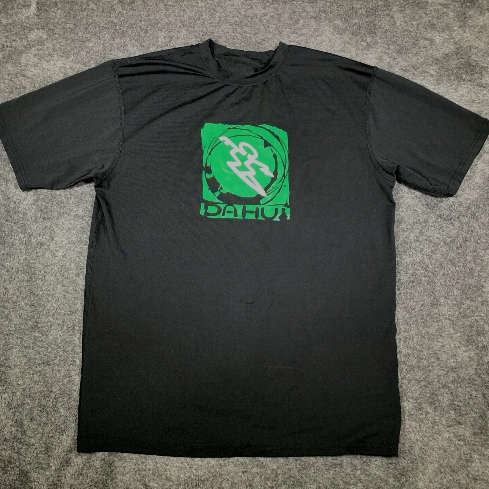 

Da Hui T-Shirt Men’s XL Tee Black Stretch Graphic Logo American Band Singer T-shirt Men Street Hip-hop Rock Short-sleeved Women