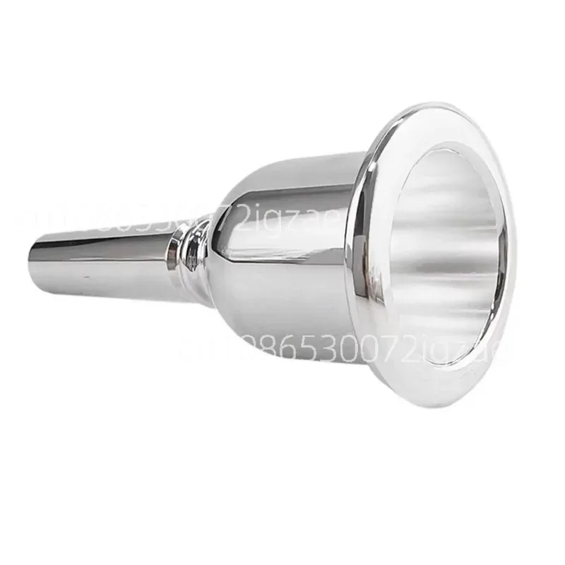Professional Alto Saxophone Mouthpiece Large Bore Tip Opening Silver Plated Solid Brass For Stage Musical Performance Use