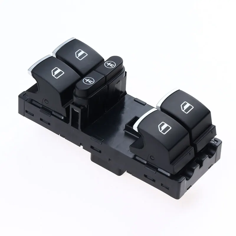 Roter beleuchteter Fensterheberschalter vorne links 7P6959857 für VW Touran Sharan 2011-2016 Touareg Seat Alhambra 2011-2016 – Detail 2