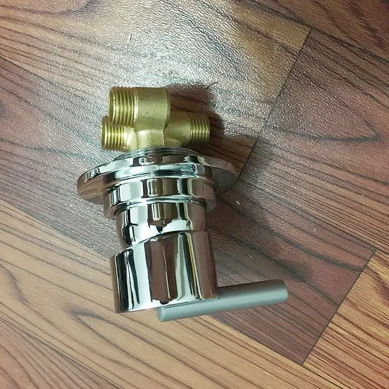 MTTUZK Wall Mounted 2 Input 1 Output Water Shower Room Mixer Faucet Separate Bathroom Shower Faucet Brass Hot &Cold Mixing Valve