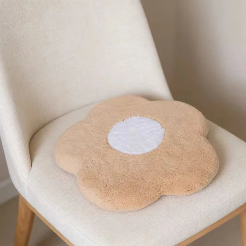 45cm Flower Cushion Plush Toy Pillow for Office Bed Chair Sleeping Pad Sunflower Comfy Back Rest Cushion Gift