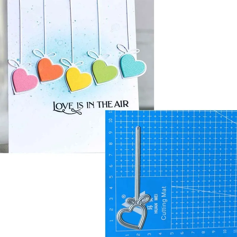 Bamboo sea wave grass Flowers leaves Metal Cutting Dies Scrapbooking Mold Knife Stencil Making DIY Craft Embossing heart Dies