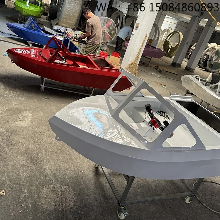 Multi-Purpose Pontoon Jet Surf Kart Fishing Boat, High Load Power Component With Matching Safety Gear For Outdoor Water Sport
