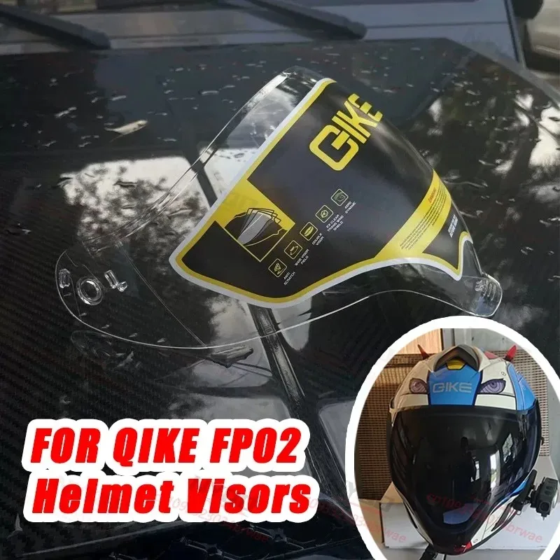 

Qike FP02 Motorcycle Helmet Visor Flip Up Helmet Qike FP02 Dual Lens Casque Moto Street Bike Long Visor Casco Moto
