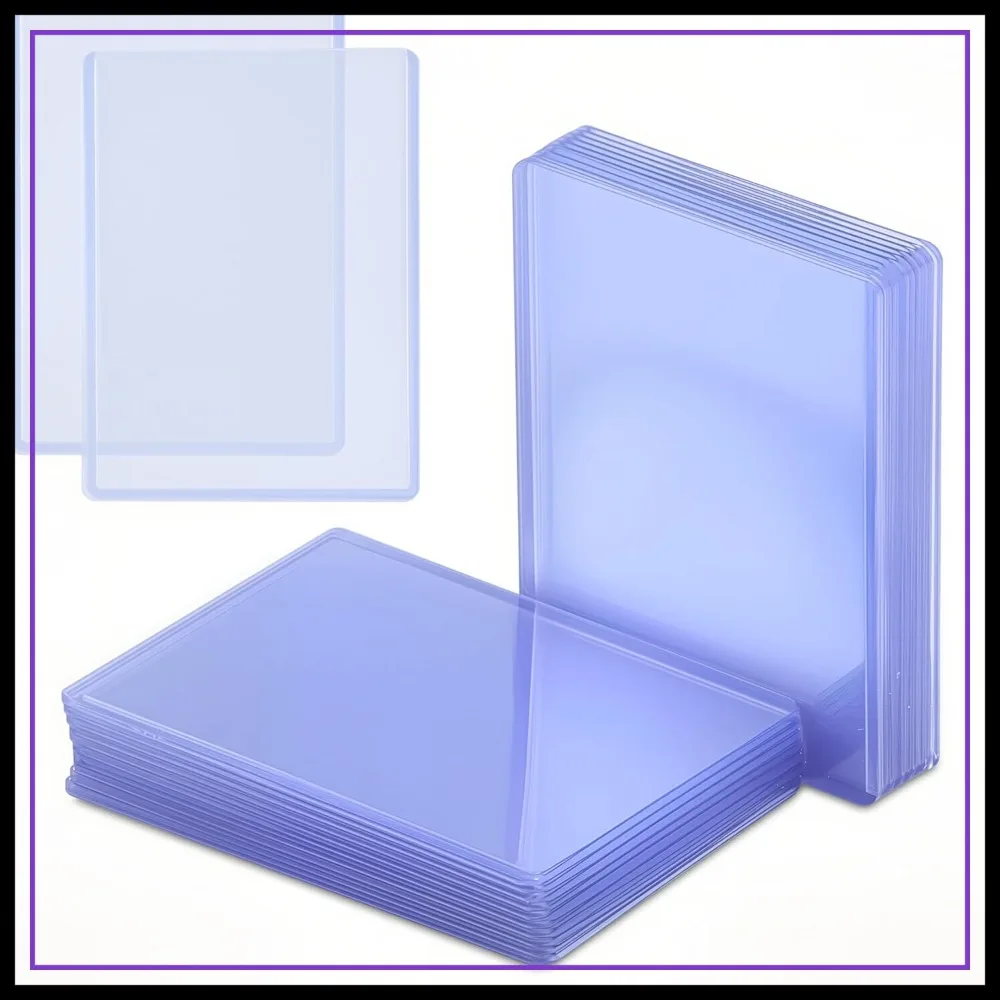 

20 Rigid Top Loaders & Penny Sleeves for Trading Cards, 3x4 Clear Protectors for Baseball, Pokemon, MTG, Sports Cards