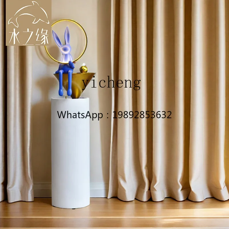 L7-1 luxury water ornament, high-end sense living room floor-to-ceiling large decoration, soft decoration