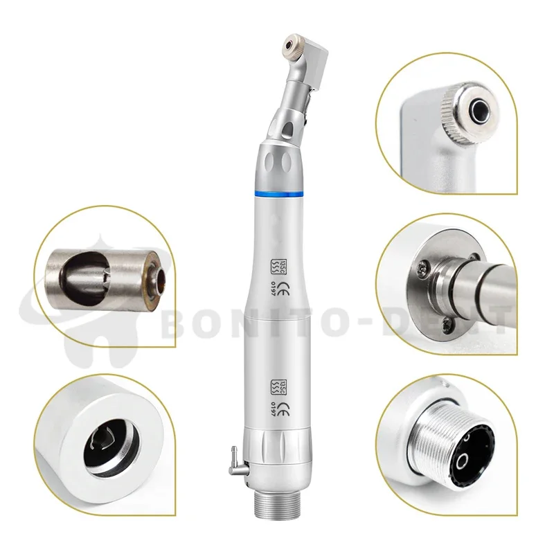 Generador electrónico Dental LED, kit de pieza de mano de alta y baja velocidad, turbina de aire de contraángulo recto, 2/4 orificios M4/B2, kit completo de herramientas