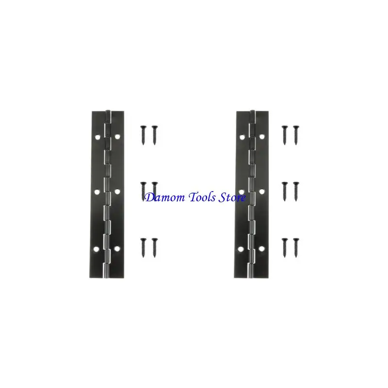 57BE Strong Iron Piano Hinge Featuring Included Screw Ensuring Durability Quiet Operation in Any Setting for Bi Fold Door