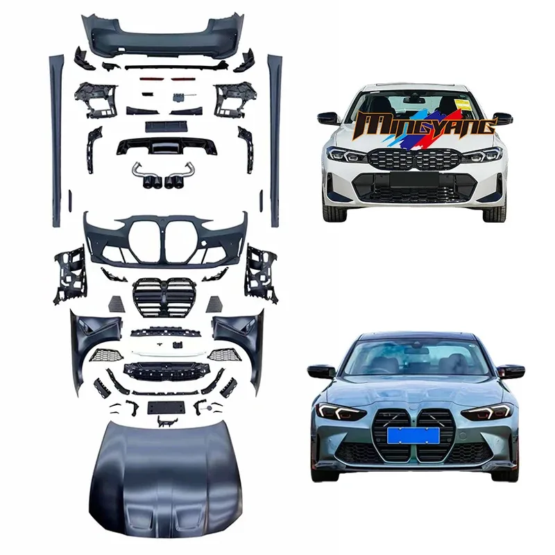 

PP Plastic G20 G28 LCI Upgrade to M3 G80 Design Car Bumper Hood Side Skirt Bodykit 2023 for 3 Series G20 G2