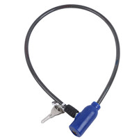 Bicycle Safety Lock Metal Universal Anti-Theft Bicycle Lock Motorcycle Wire Lock Safety Cable with 2 Keys Outdoor Supplies