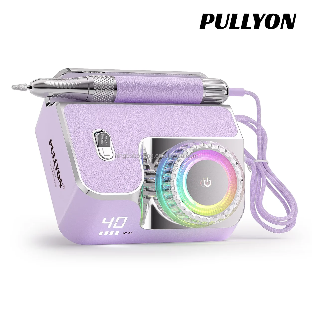 40000RPM 90W Portable Nail Drill Rechargeable Professional E-file Machine with Private Label Packaging for Salon Wholesale