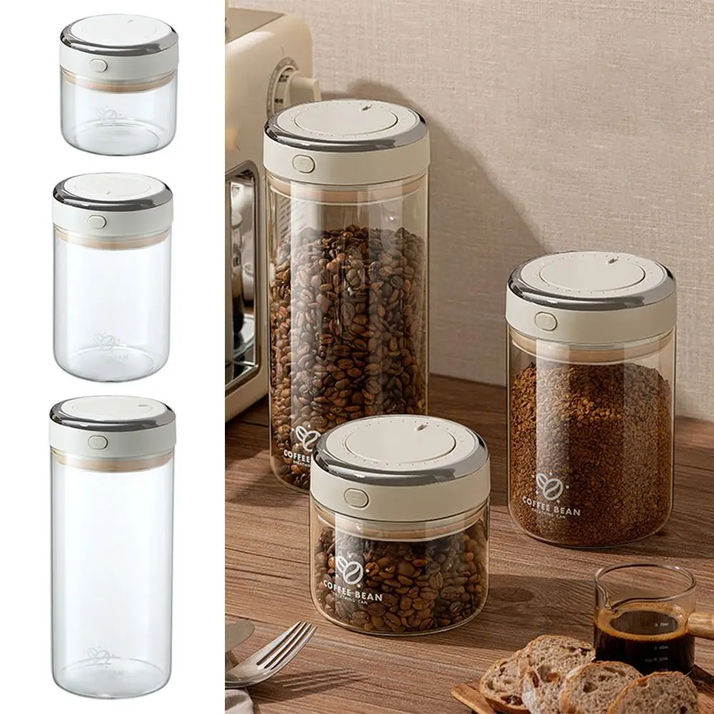 Large Capacity Coffee Sealed Tank Wake-up Beans Bean Storage Container Vacuum Coffee Storage Tank Storage Tool