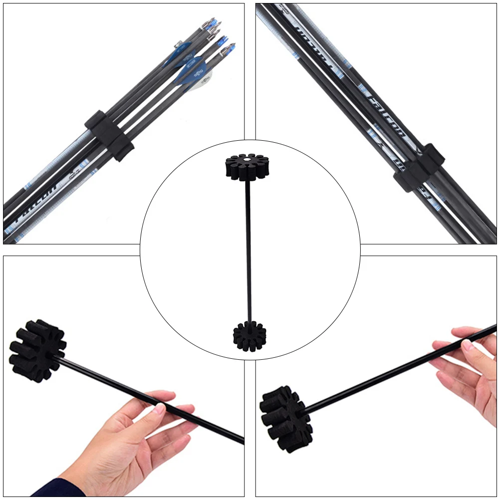 1 pçs eva seta separador rack 12 slots design anti-frotção protege tiro com arco titular engrenagem seta separador