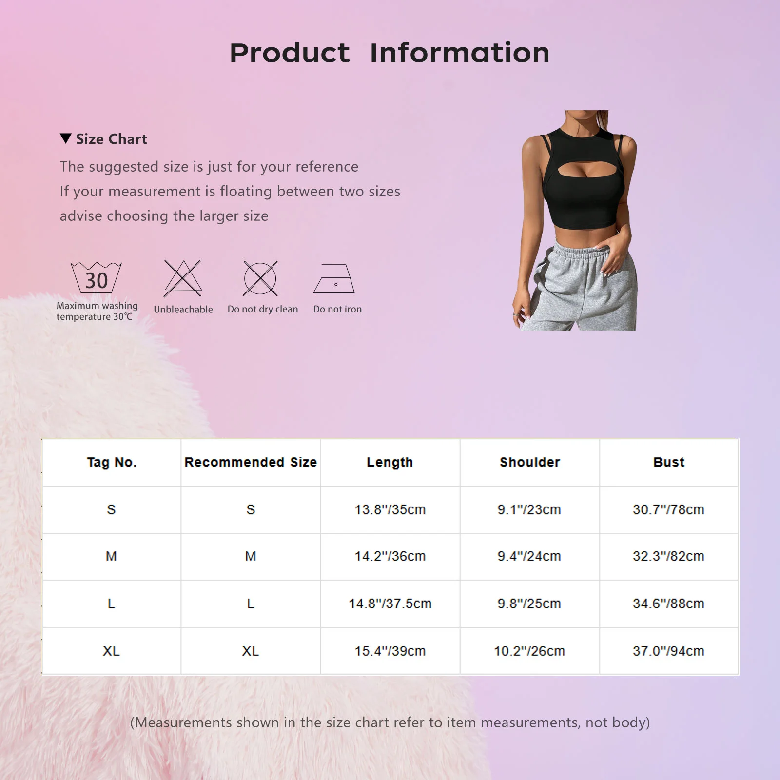Tank Top Women Sleeveless Crop Top Cutout Round Neck Yoga Vest Breathable Stretchy Lightweight for Sports Dance Workout
