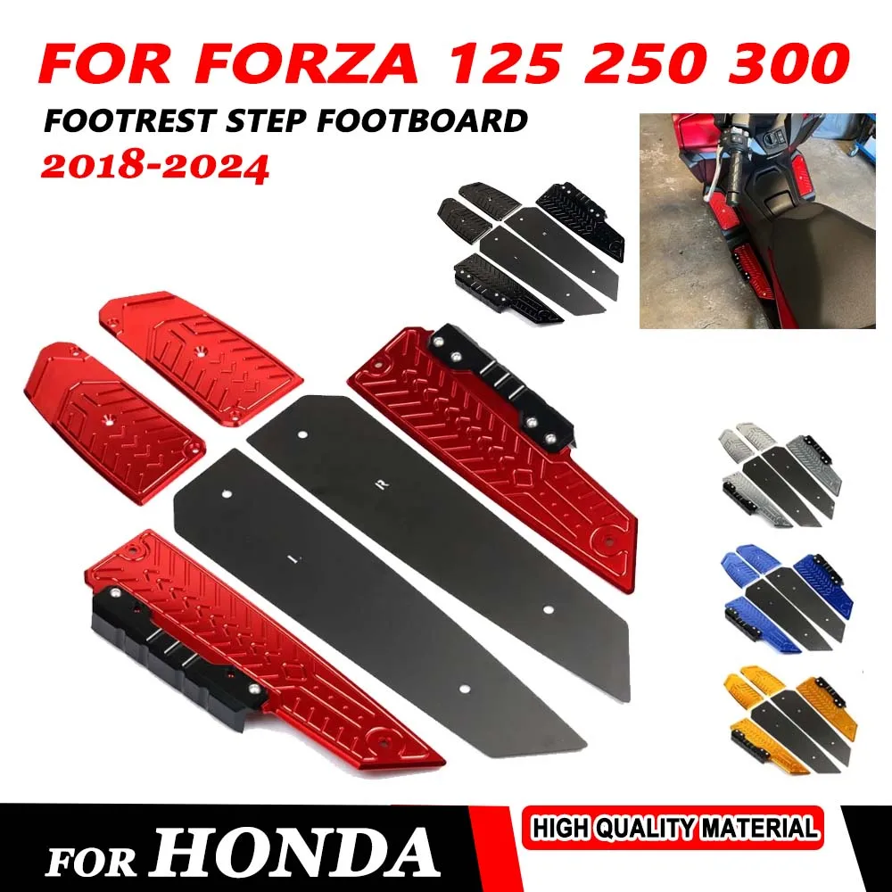 2023 For Honda Forza300 FORZA125 FORZA250 FORZA 125 300 250 Accessories Footrest Step Footboard Footpads Pedal Plate Foot Pegs