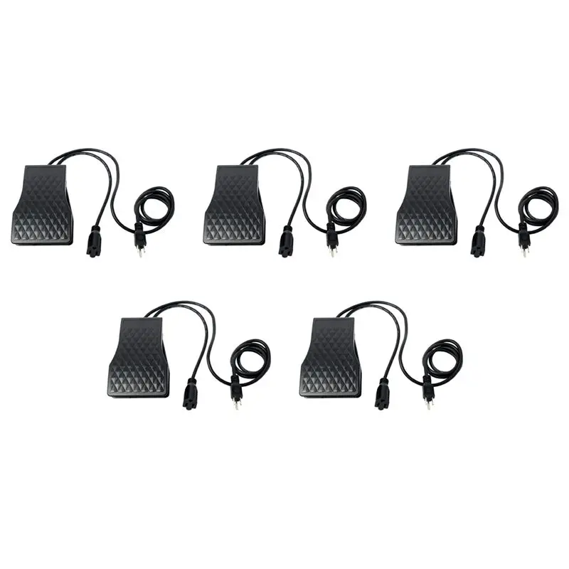 5X Flex Shaft Motor Foot Control Pedal Replacement Electric For Rotary Tool Variable Speed With Rubber Surface US Plug