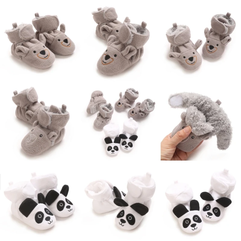 

New Cute Animal Baby Shoes Soft Sole First Walkers for Newborn Boys Girls 0-18 Months