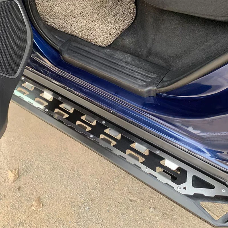 Auto Parts Heavy Duty 4x4 Off-Road Matte Black Aluminum Bolt-On Pair of Running Boards For Shark 6 Pickup 2025