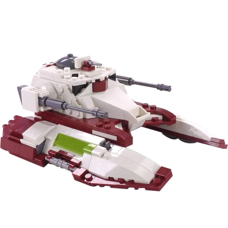 TX-130T AAT Occupier Military Minifig Space Republic Fighter Tank Armed personnel carrier Armored tank Desktop Ornament view 5