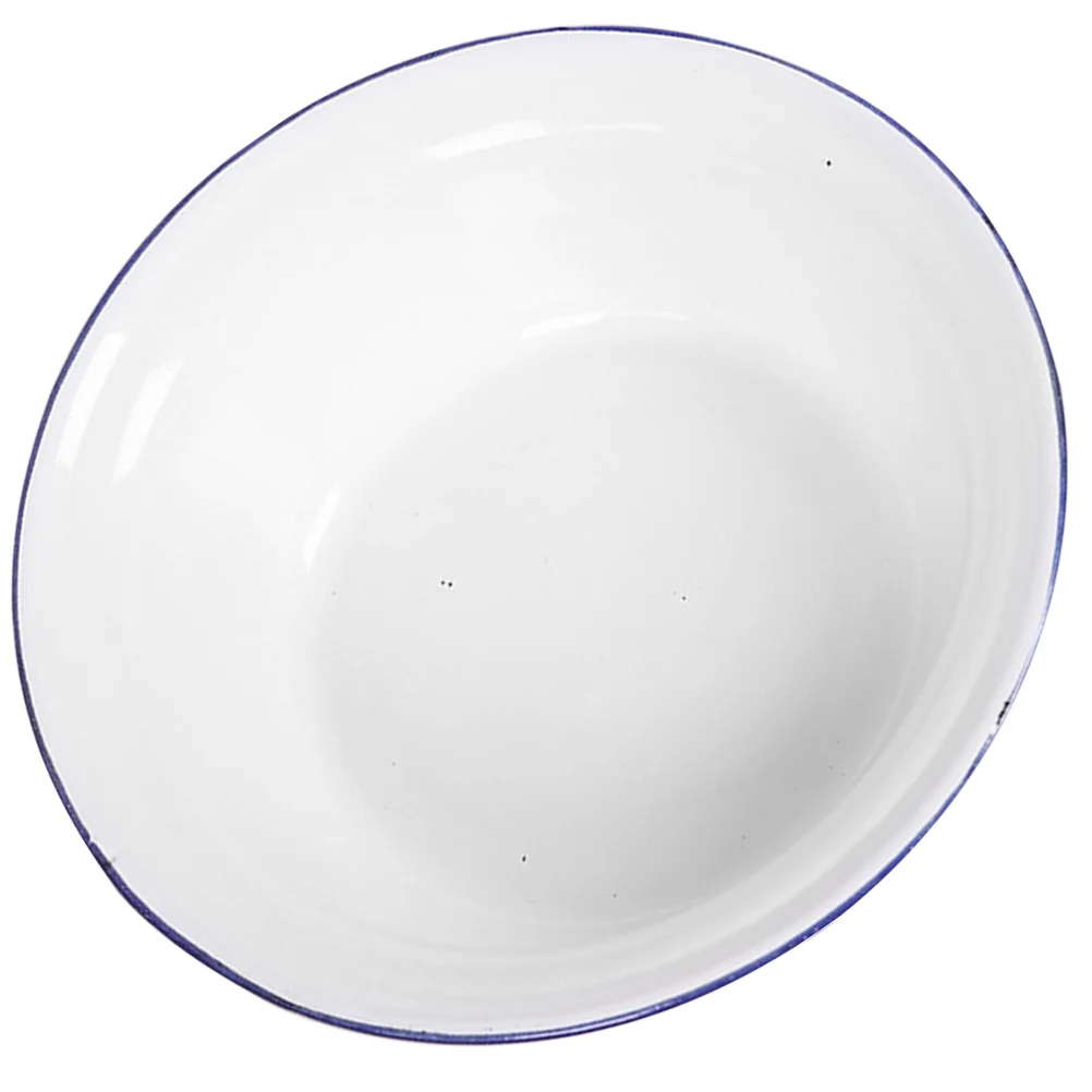 ミキシングボウルレトロエナメルキッチンホーローウェアサービング用品ラード盆地サラダヴィンテージエナメル