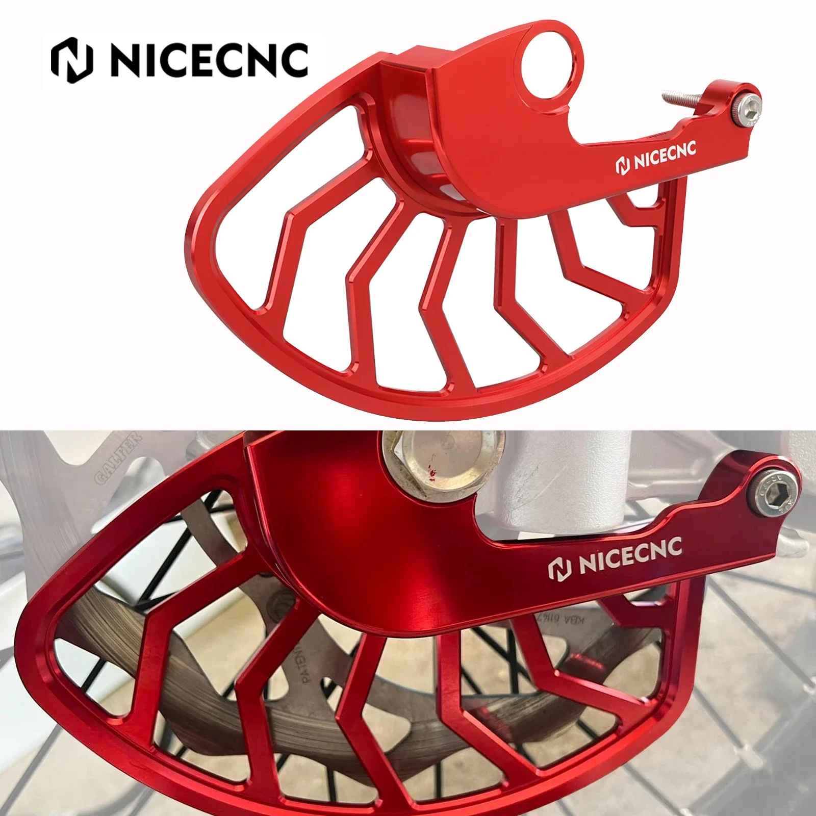 

NICECNC Front Brake Disc Guard For BETA RR300 300RR RR 125 200 250 300 350 390 430 480 Race Edition Aluminum Alloy Accessories