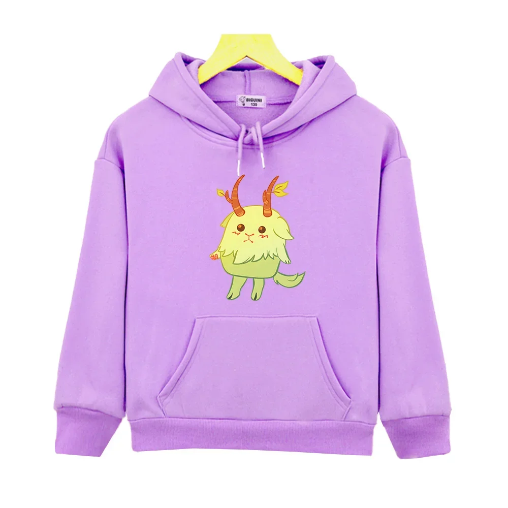 Ooblets Hot Game Hoodies Streetwear Cartoon Graphic Printing Kawaii Sweatshirts Boys and Girls Clothing Autumn Warm Pullovers