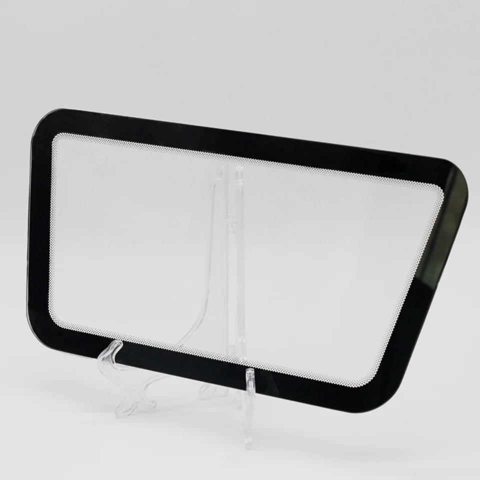 38.5x20cm Tempered Glass Rear Window Display,Mini Vehicle Model for Window Tint Shades,Coating Showcase & UV Block Demo MO-B5
