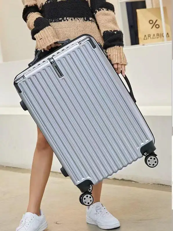 thickened-travel-suitcase-20-inch-men's-stripe-pull-rod-luggage-large-capacity-durable-student-women's-gift-bag-fashionable-l