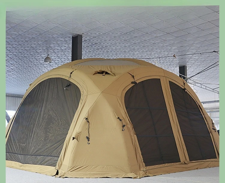 Dome inflatable ball tent free installation yurt outdoor camping rainproof sunscreen shade