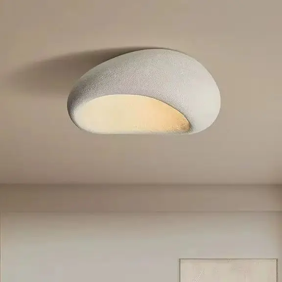 Wabi Sabi Ceiling Lamp Home Decor Bedroom Lamp Living Room Dining Room Designer Study Simple Modern Cream Style Lighting Fixture