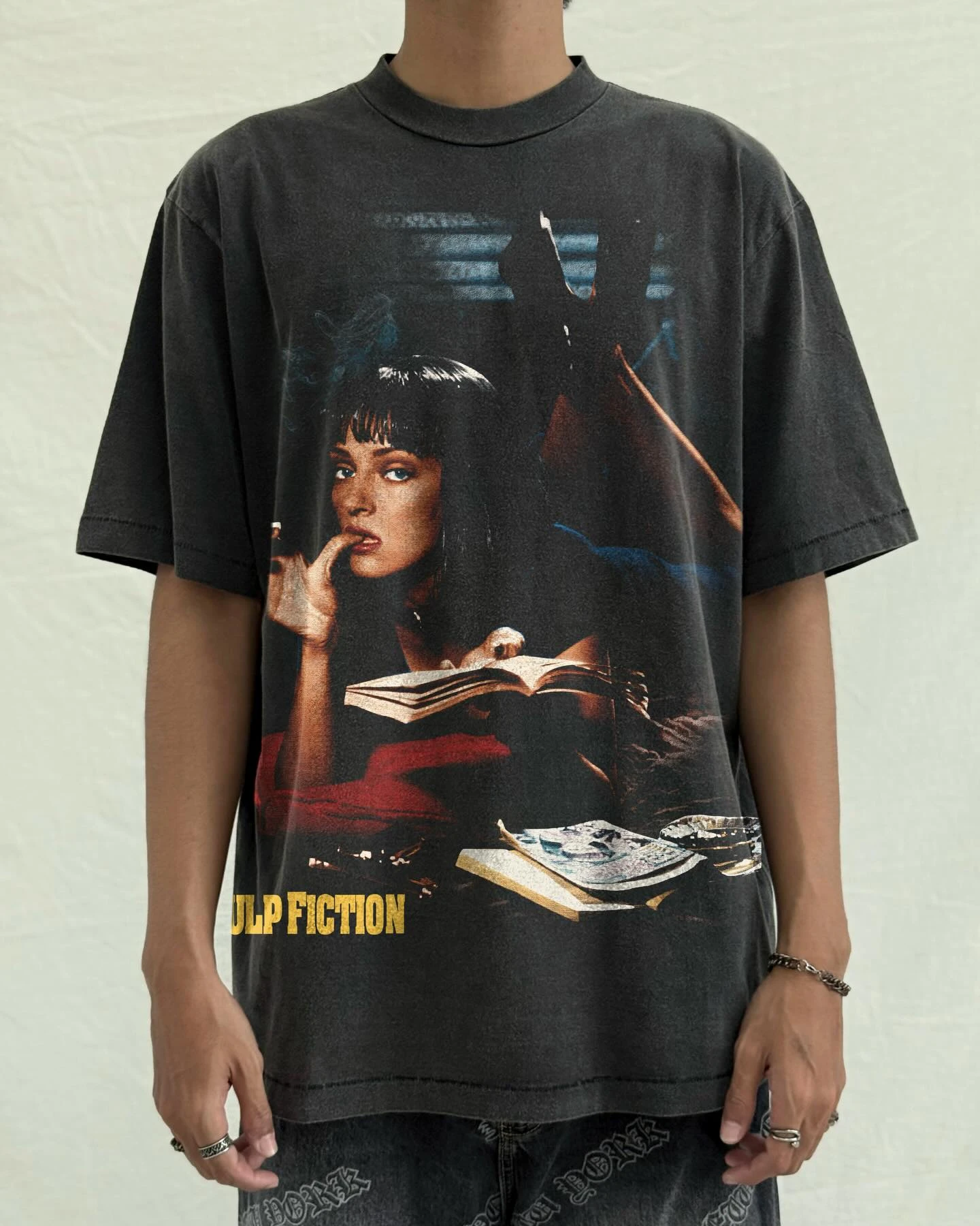 Pulp Fiction American Subculture Printing Short Sleeve Restoring Ancient Ways