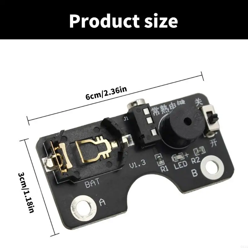 Q84A Miniatura CW Board Morse Key Trainer For On Travel Morse Code Practice