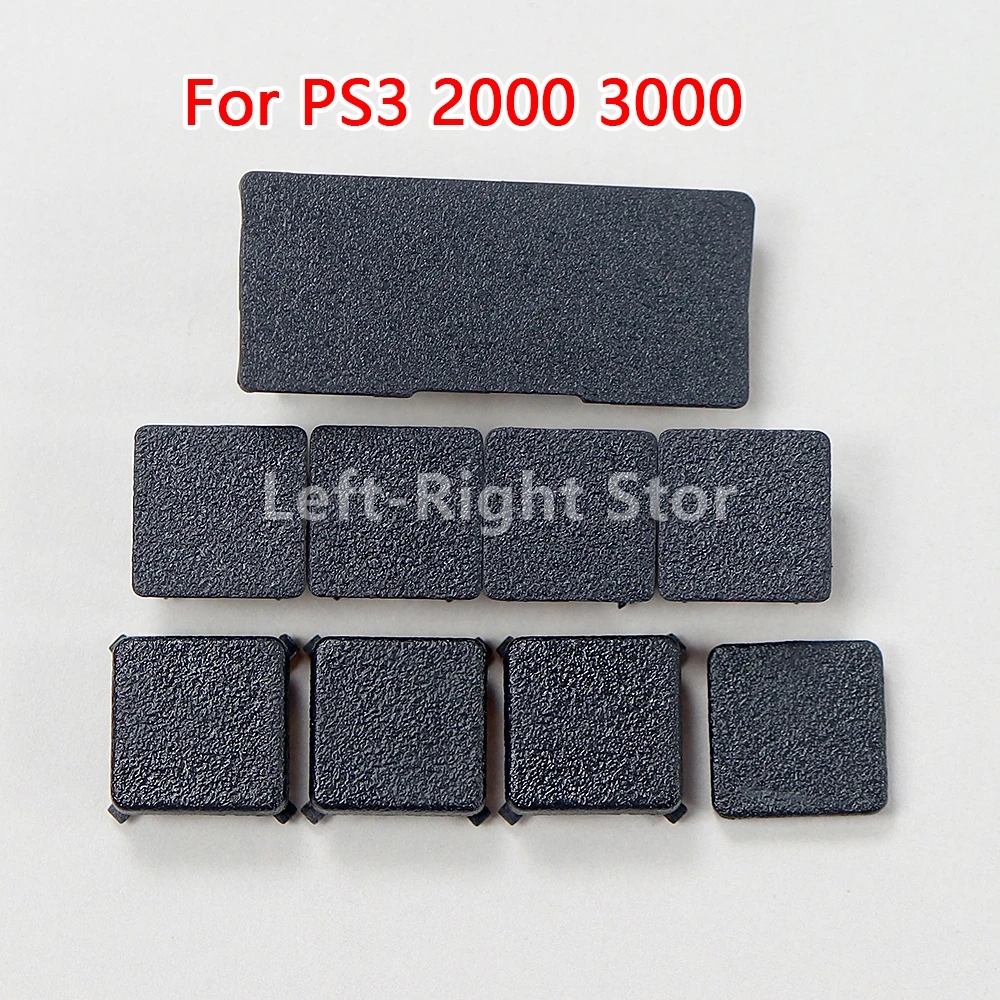 5sets Dust Rubber Feet Pad Feet Plastic Screw Cover Kit For Sony PS3 4000 For Playstation3 PS3 Slim 2000 3000 Host