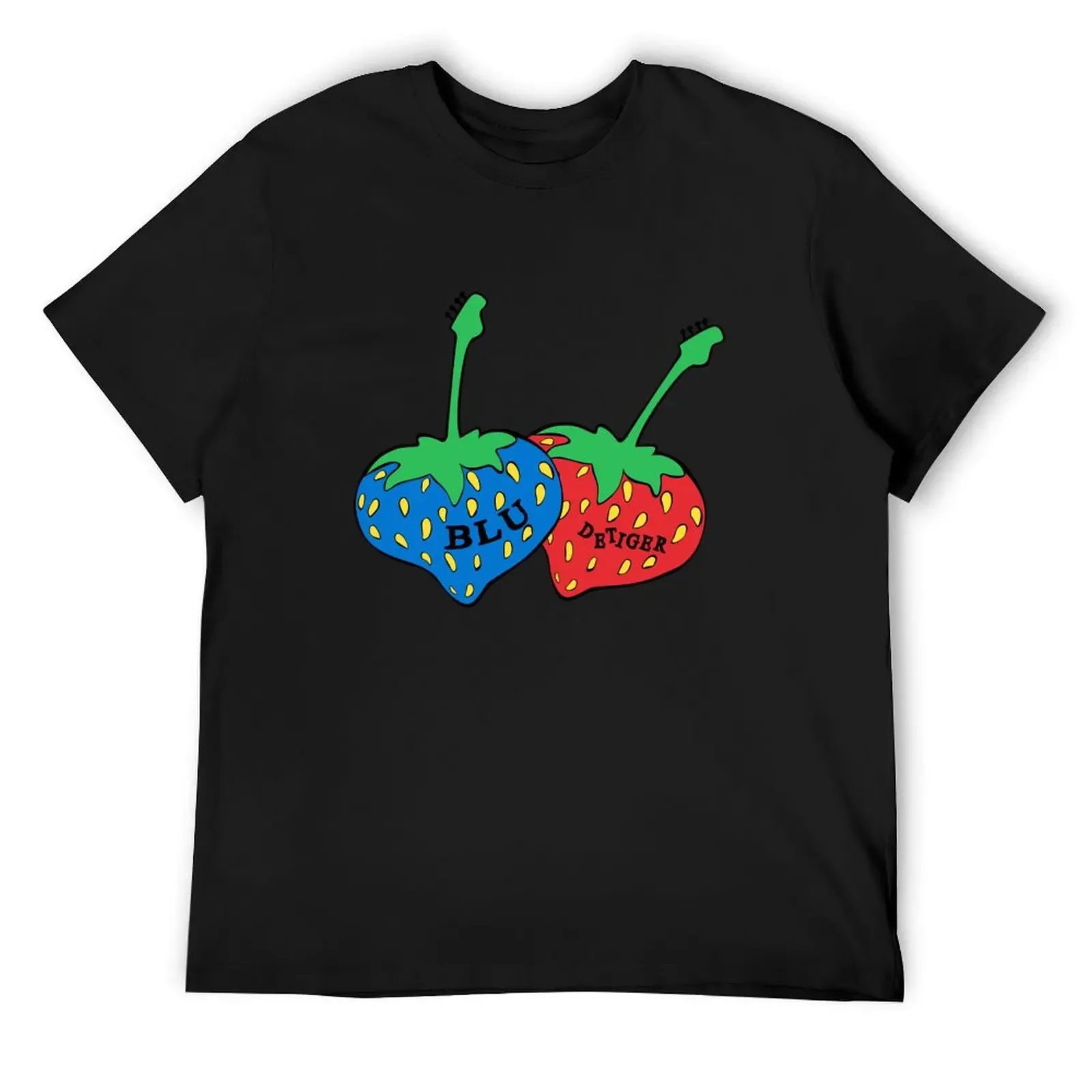 

Blu DeTiger Shirt, Strawberry Blu DeTiger Shirt, Music Shirt, Strawberry Guitar Shirt T-Shirt hippie clothes men clothing