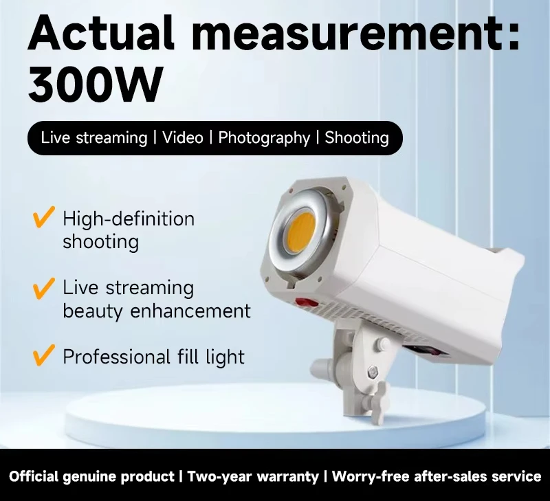 300w Led Video Light Continuous Lighting for Live Portrait Jewelry Food Shoot Professional Photo Studio Lights With App Control