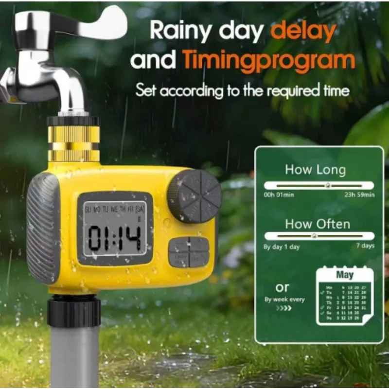DIY Automatic Drip Irrigation Set Gardening Balcony Potted Plants Automatic Watering Cooling Irrigation System