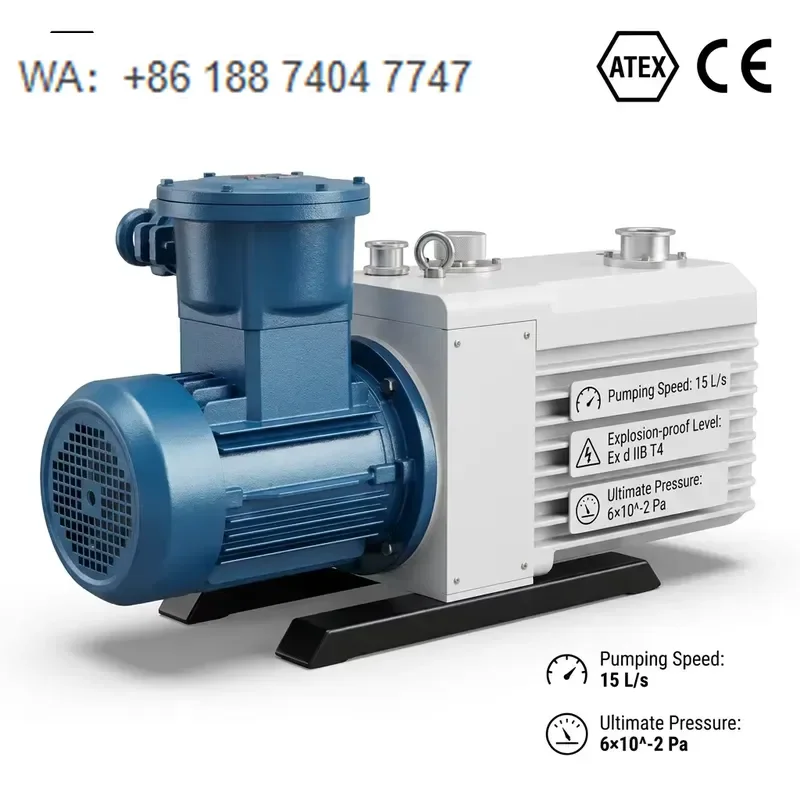 for Explosion Proof Vacuum Pump 25 L s Pumping Speed Cast Iron Stainless Steel Supports Customization