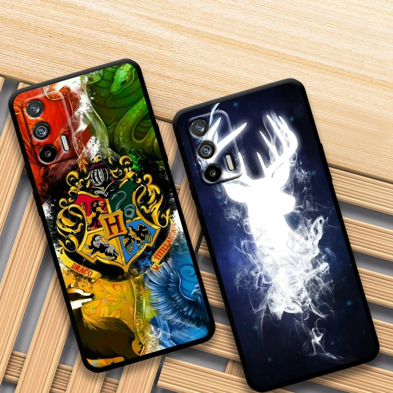 Cartoon Magic School For OPPO Find X5 X3 X2 Neo Lite Reno 9 8 7 7Z 7SE 6 5 Pro 4G 5G Silicone Black Phone Case Cover Coque Capa