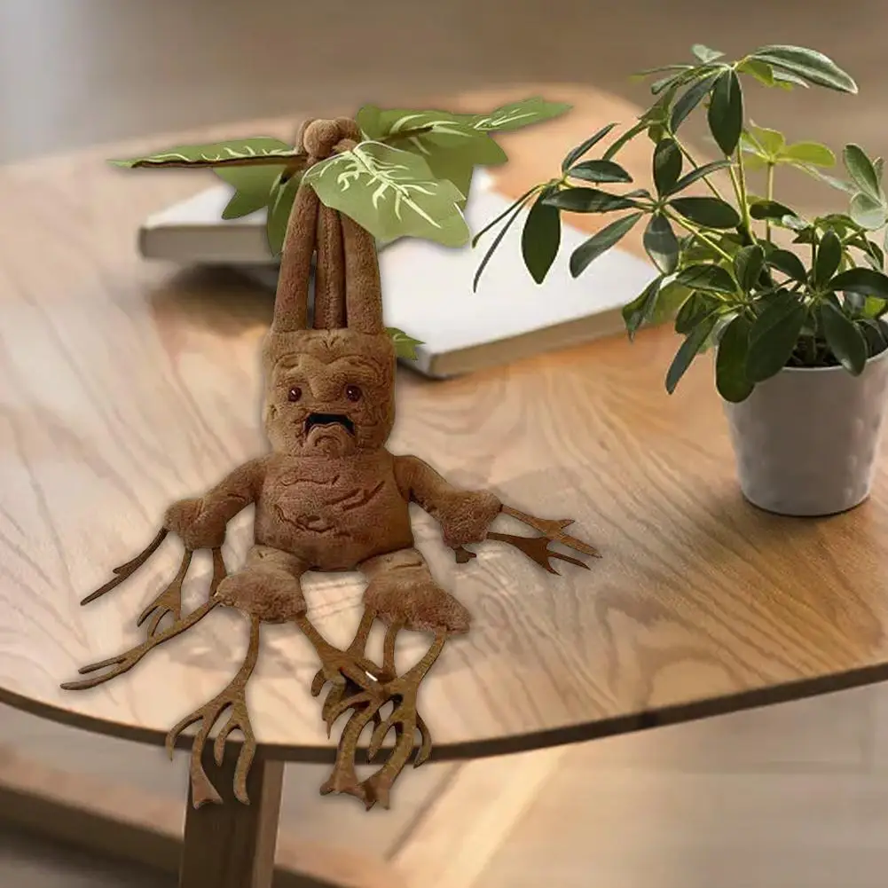 Novo Boneco de Pelúcia Harries Mandrake, Planta Mágica, Brinquedo Macio em Vaso, Acessórios de Filme, Almofadas Decorativas, Presentes para Crianças