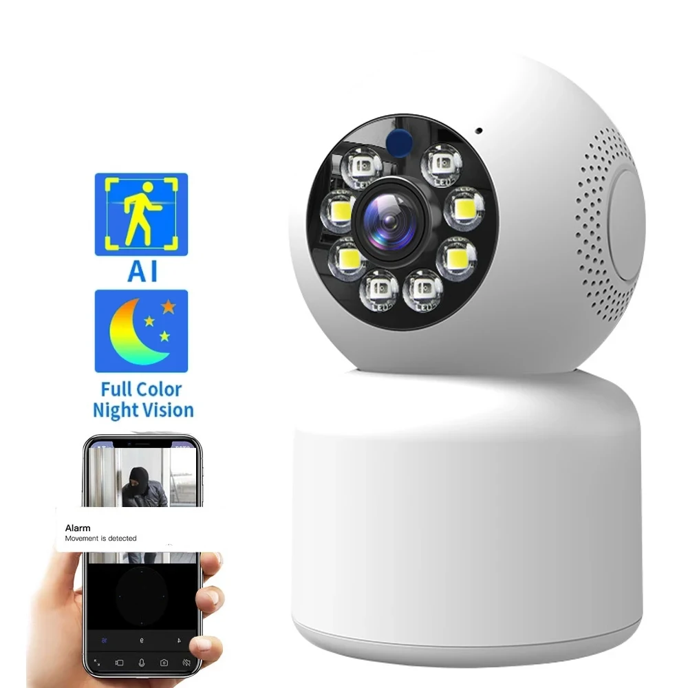 YI IOT 2MP 4MP Kamera bezpieczeństwa w domu WiFi Domowa kamera IP Niania elektroniczna Baby Monitor Pan Tilt Pilot Dwukierunkowy dźwięk Noktowizor CCTV