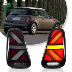 2x Car Tail Light Assembly For BMW Mini Cooper R50 R52 R53 2001-2006 LED Turning Signal Lights DRL Brake Reverse Tailights Tail