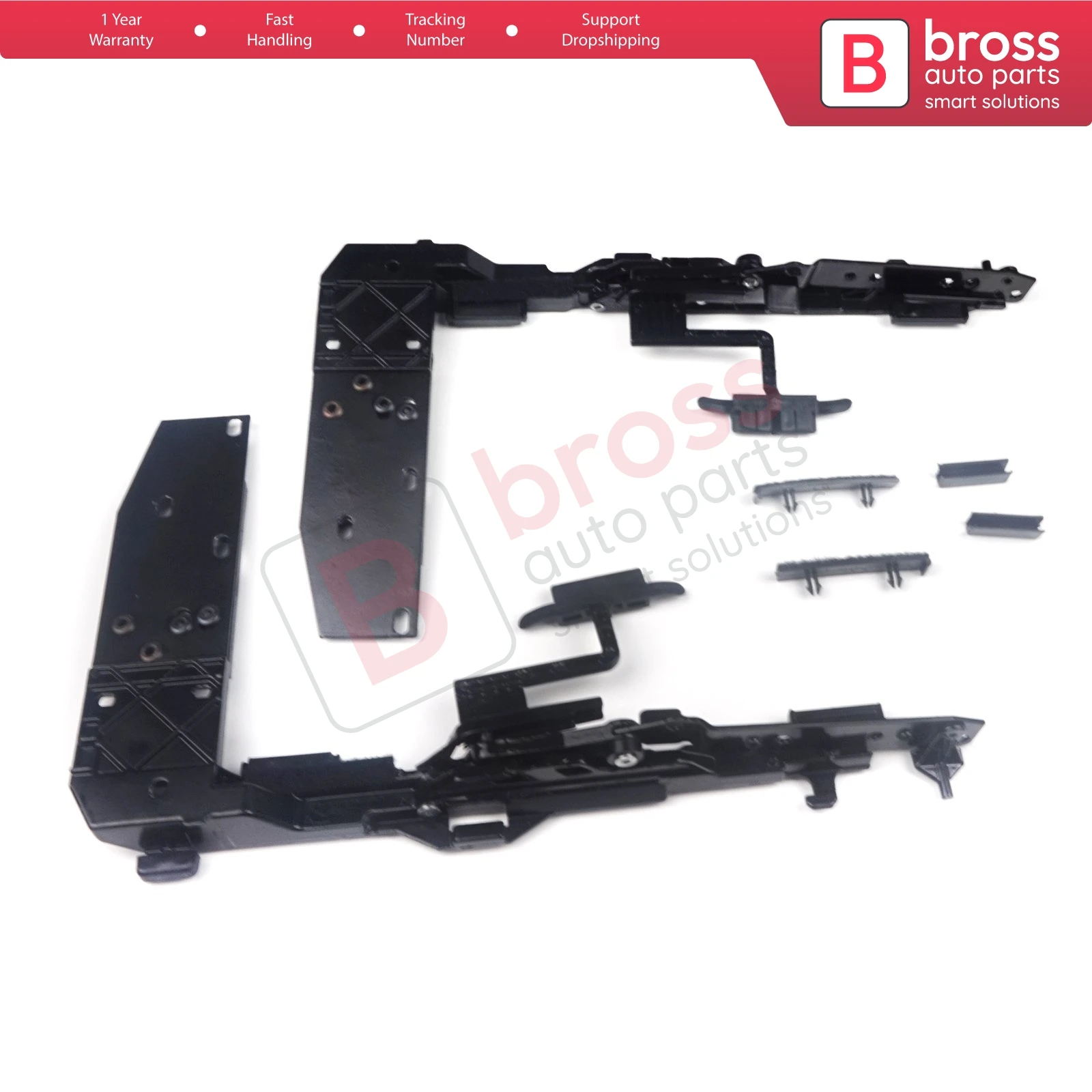 BSR615 Sunroof Holder Lifting Slide Angle Hatch Bracket Left Right 1267821312 for Mercedes S Coupe C126 380 420 500 560 SEC