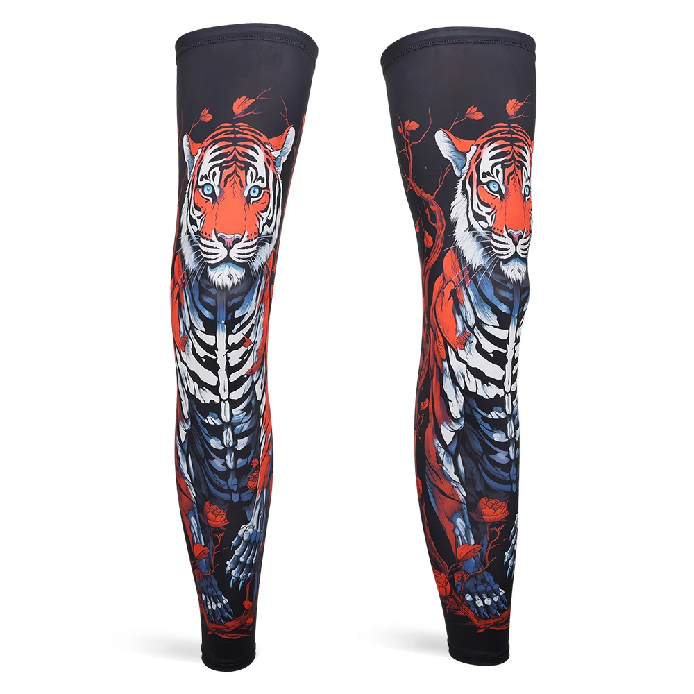 Summer Sports Leg Sleeves Outdoor Leg Warmers Sleeves Cycling Basketball Fishing Calf Shin Splint Support Anti-UV Leg Protectors image 4